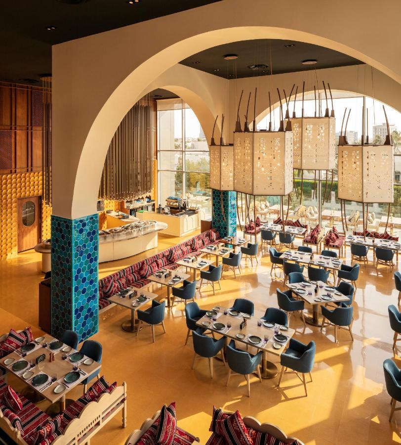 Shirvan Hotel City Yard Dzsidda Kültér fotó The restaurant